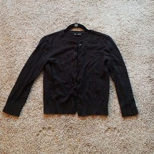 Black cardigan